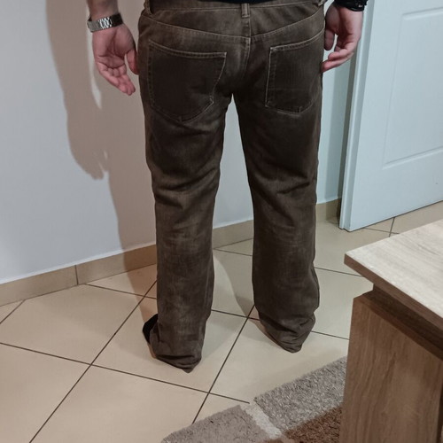 Men's brown denim pants size L like new