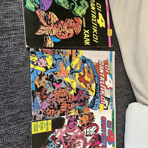 Fantastic Four and X-Men comics, pack of 7 and 1 issue