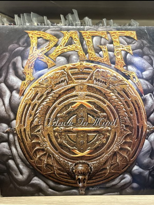 Rage Black In Mind LP used, metal, 1995 first pressing