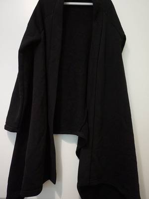 Mako asymmetrical cardigan black like new, small/medium