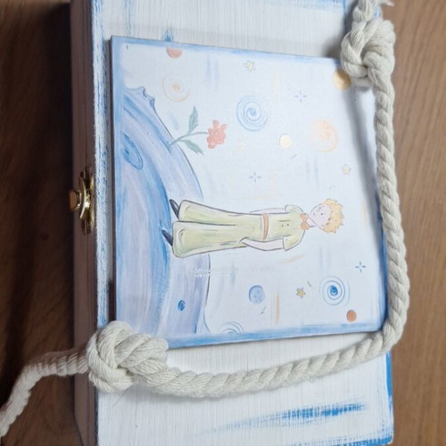 Little Prince wooden martyr box hand-painted new