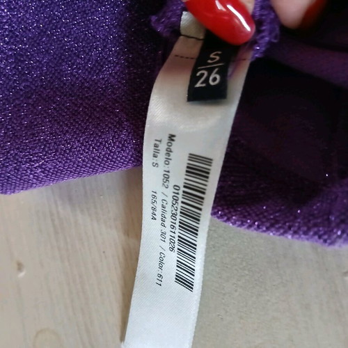 Uterque blouse with fur purple, like new, size S/M