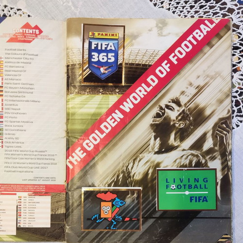 FIFA 365 2019 Panini sticker album used with missing stickers