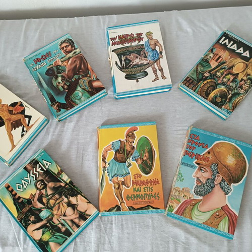 Collection of 7 Children's Books on Greek Mythology and History like new