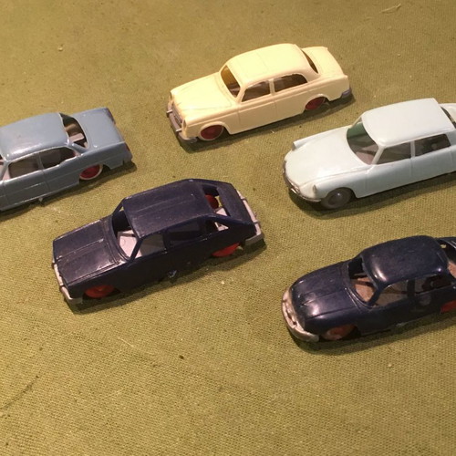 Jouef vintage HO 1/87 scale models used, set of 5