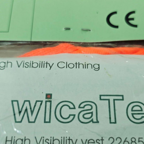 Work Vest Fluorescent Orange New