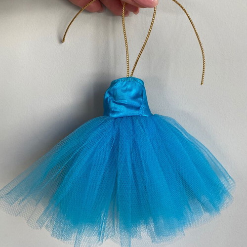 Bibi-Bo vintage blue puff dress used
