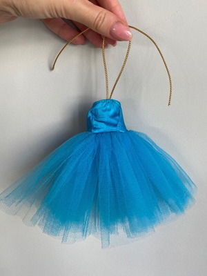 Bibi-Bo vintage blue puff dress used