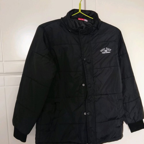 BodyTalk Kids Puffer Jacket Black Like New, Size 14