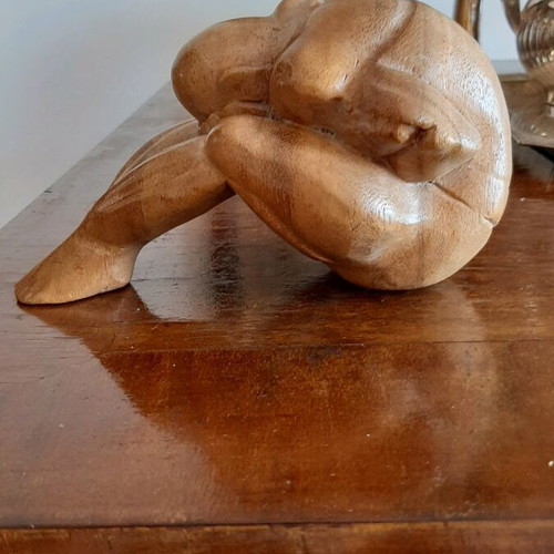 Wooden sculpture Palaistis like new, hand-carved