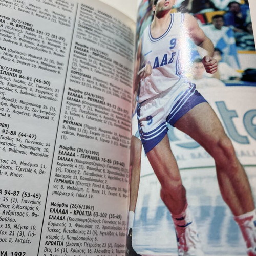 Book on the history of the Greek national basketball team 1936-2007 like new
