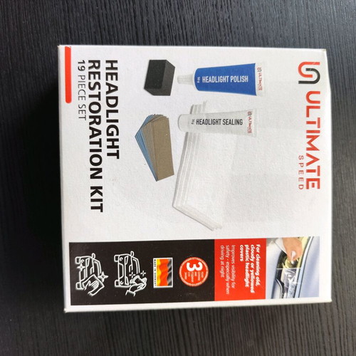 Headlight cleaning kit for car like new
