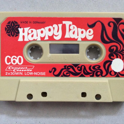 Happy Tape Vintage Recordable Audio Cassette Tape used