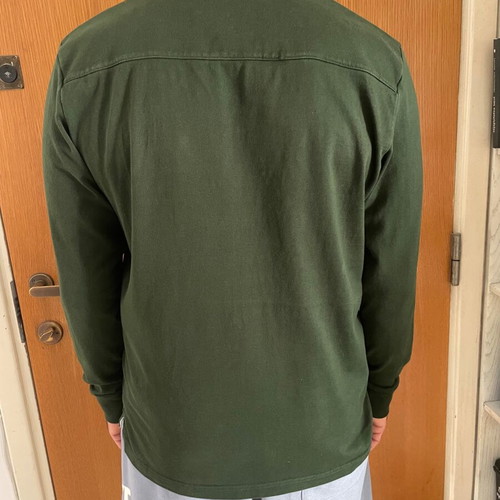 Gant heavy rugger long sleeve polo shirt XL, like new, dark green