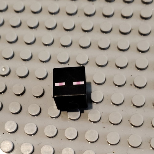 Lego Minecraft Enderman Head used, original