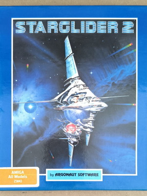 Starglider 2 Amiga game by Argonaut Software like new, complete in box