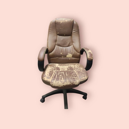 Brown executive office chair used