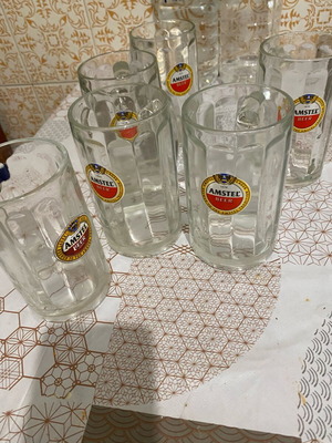 Amstel Glasses set of 6 new
