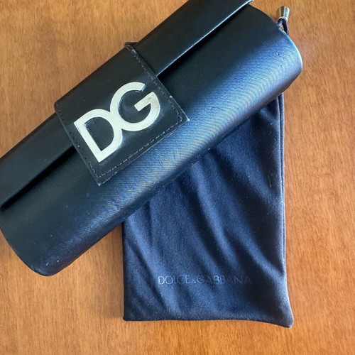 Dolce Gabbana glasses case like new with inner protective pouch