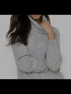 Pullover sweater used, size M, beige