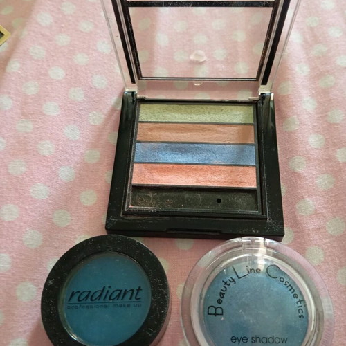 Eyeshadows used, pack of 6 pieces