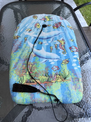 Children's sea board used, colorful design