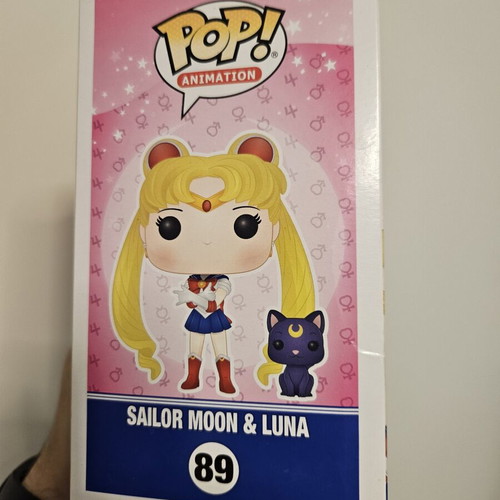 Sailor Moon & Luna #89 Glitter Version Funko Pop used