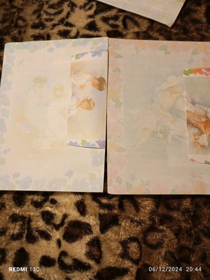 Correspondence used, set of 1 envelope and 1 sheet
