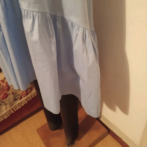 Dress with ruffles used, small and M, longer at back