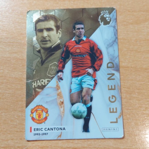 Legend Eric Cantona Panini card like new, Premier League