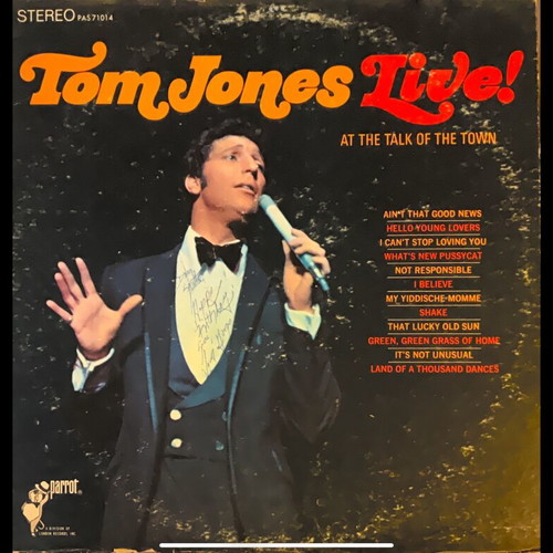 Tom Jones Live LP μεταχειρισμένο, 1967
