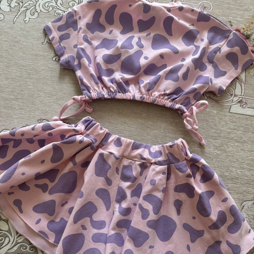 Mirabelle KidsCollection girls' set size 3-4 like new, pink and purple