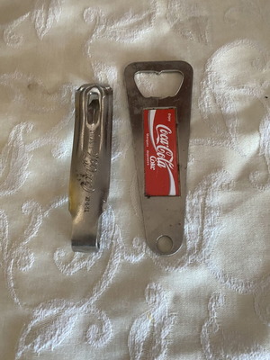 Ανοιχτήρια Coca Cola vintage μεταχειρισμένα, σετ 2 από τη δεκαετία του 90