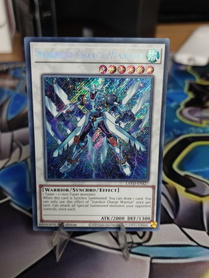 Stardust Charge Warrior Secret Rare card new