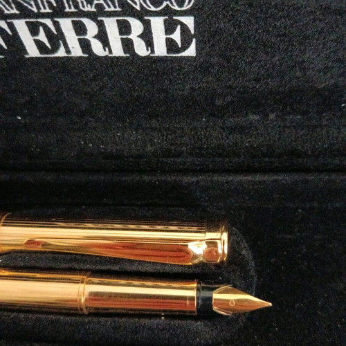 Gianfranco Ferre and Albert's luxury pens new, set of 2