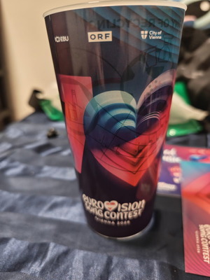 Πλαστικό ποτήρι official Eurovision Vienna 2026 500ml καινούργιο