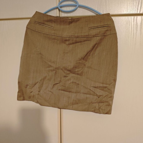 Miss Simbolo short skirt beige used, size S