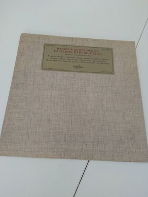 Batterie et Musique de la Garde Republicaine 10'' vinyl used, military marches