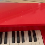 Hape Wooden Children's Piano red like new