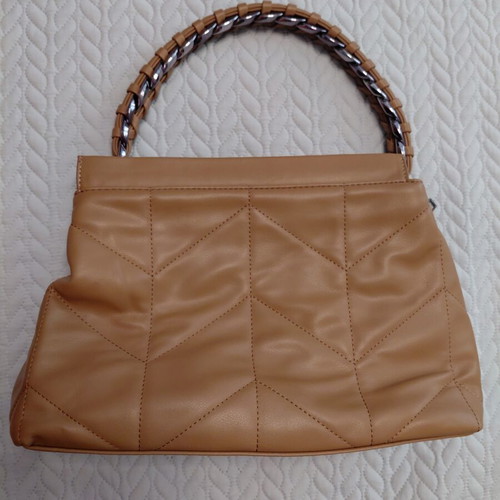 Evangelia Drosi Shoulder Bag like new, beige camel color