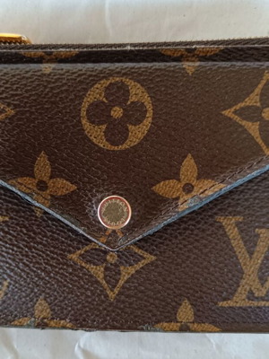 Louis Vuitton card holder and key holder used, Monogram Canvas, brown