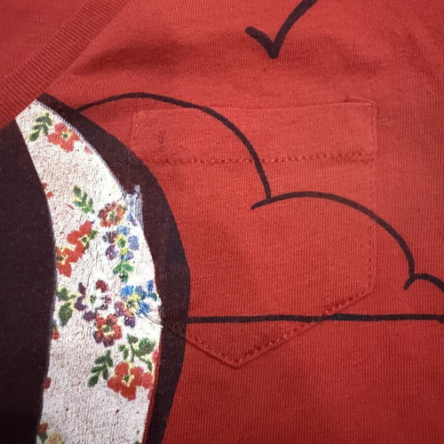 Xdye T-shirt Small red used with hot air balloon graphic