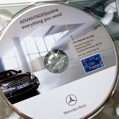 Mercedes-Benz Advantages Online Euro Training Info CD new