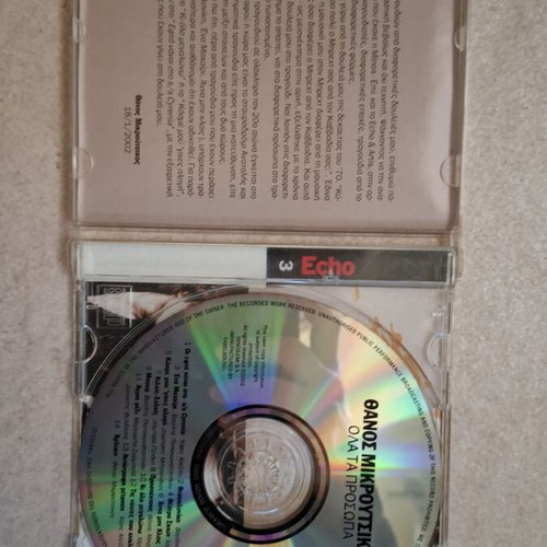 Thanos Mikroutsikos Ola Ta Prosopa CD used, entechno