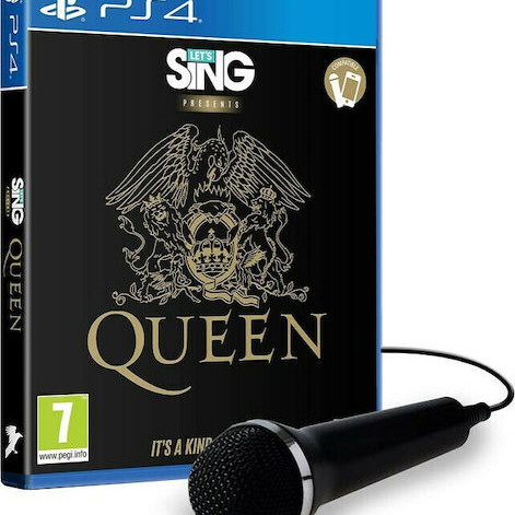 Let's Sing Queen Single Mic Bundle PS4 new PAL