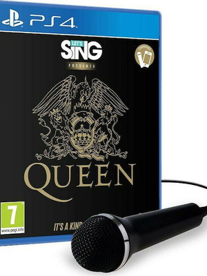 Let's Sing Queen Single Mic Bundle PS4 new PAL