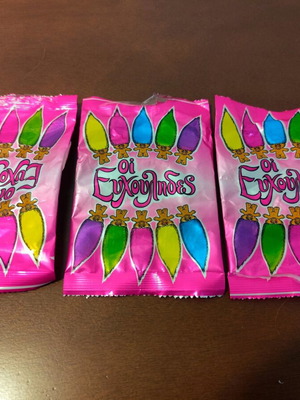 Пакет от 3 празни употребявани торбички Efxoulides