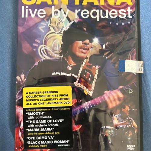 Santana Live By Request DVD like new