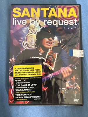 Santana Live By Request DVD like new