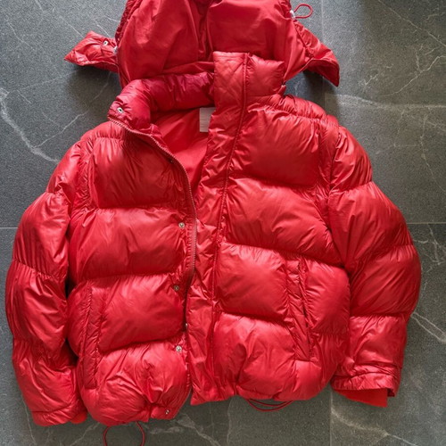 Yoox8 oversize 2-in-1 jacket used, orange, size M